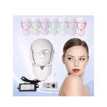 Cargar imagen en el visor de la galería, Mascara Facial Led Con Cuello Fototerapia Facial

