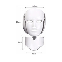 Cargar imagen en el visor de la galería, Mascara Facial Led Con Cuello Fototerapia Facial
